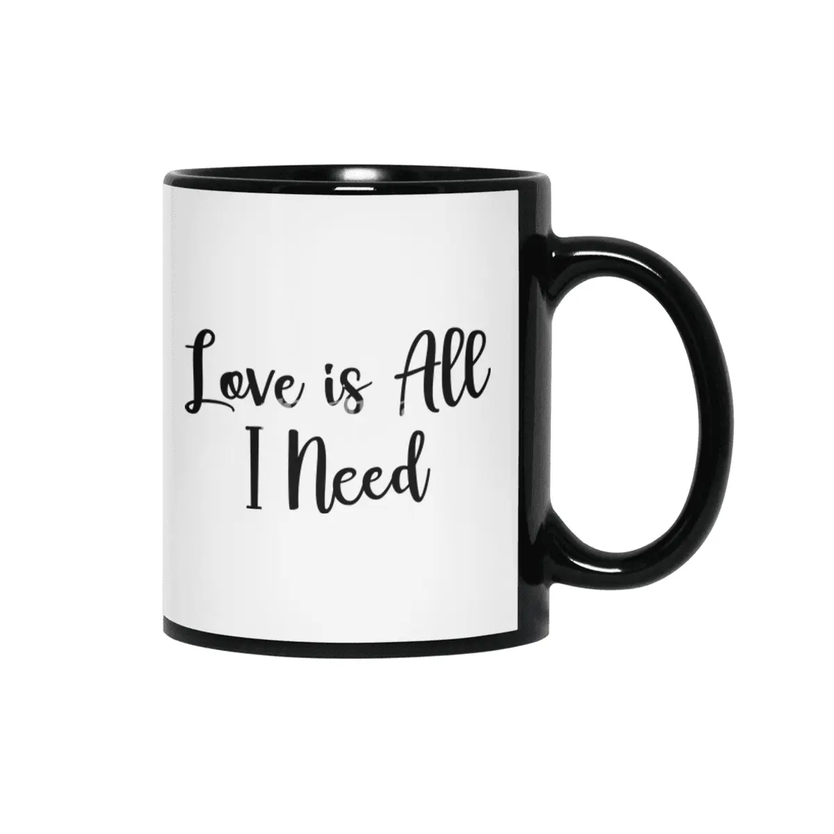 Love Is All I Need - GIN Siyah Kupa