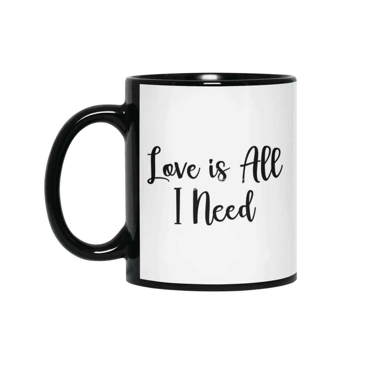 Love Is All I Need - GIN Siyah Kupa
