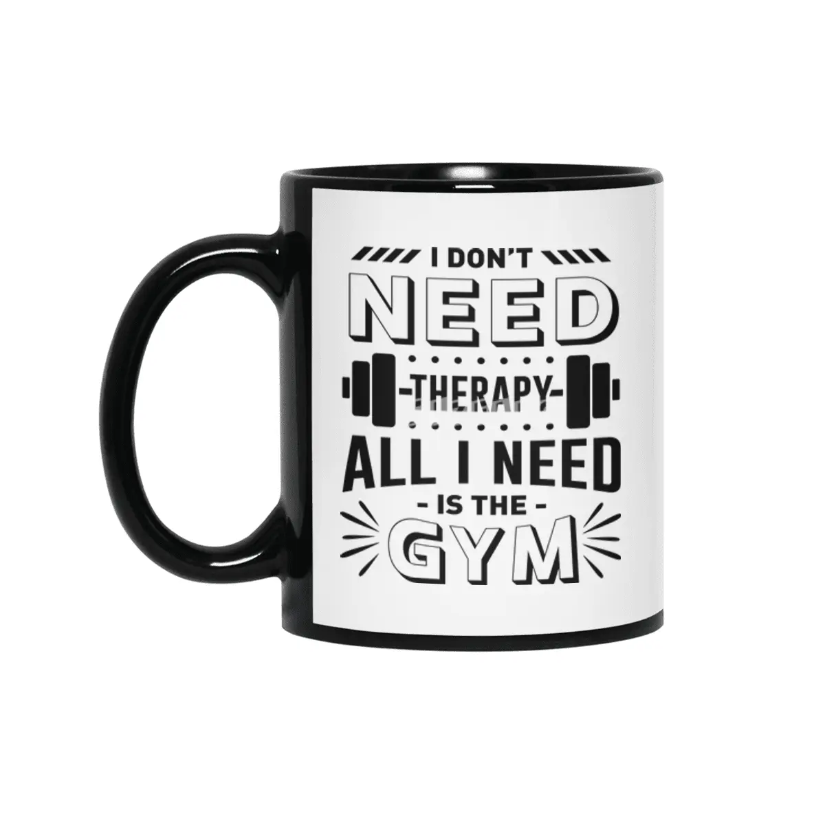 All I Need Is The Gym - Gym Siyah Kupa