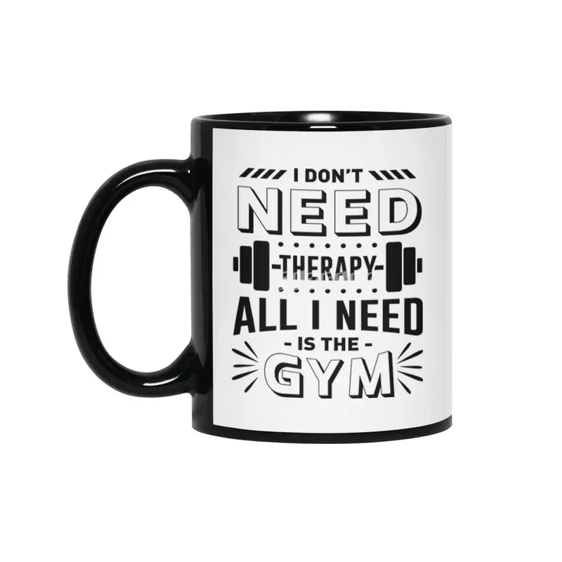 All I Need Is The Gym - Gym Siyah Kupa