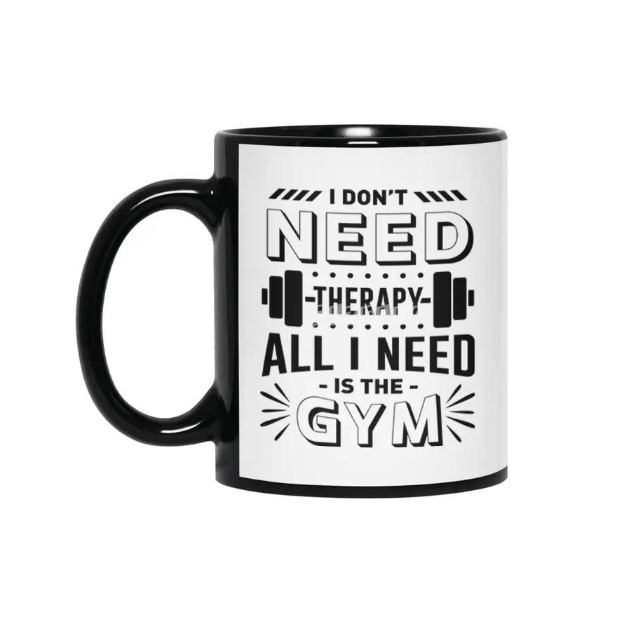 All I Need Is The Gym - Gym Siyah Kupa