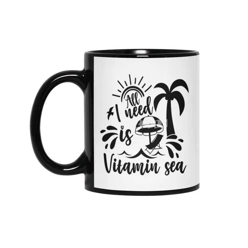 All I Need is Vitamin Sea Siyah Kupa