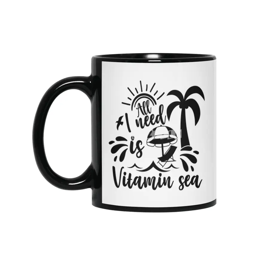 All I Need is Vitamin Sea Siyah Kupa