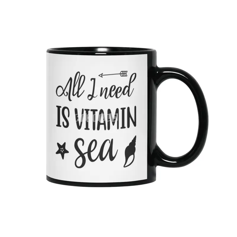 All I Need is Vitamin Sea Siyah Kupa