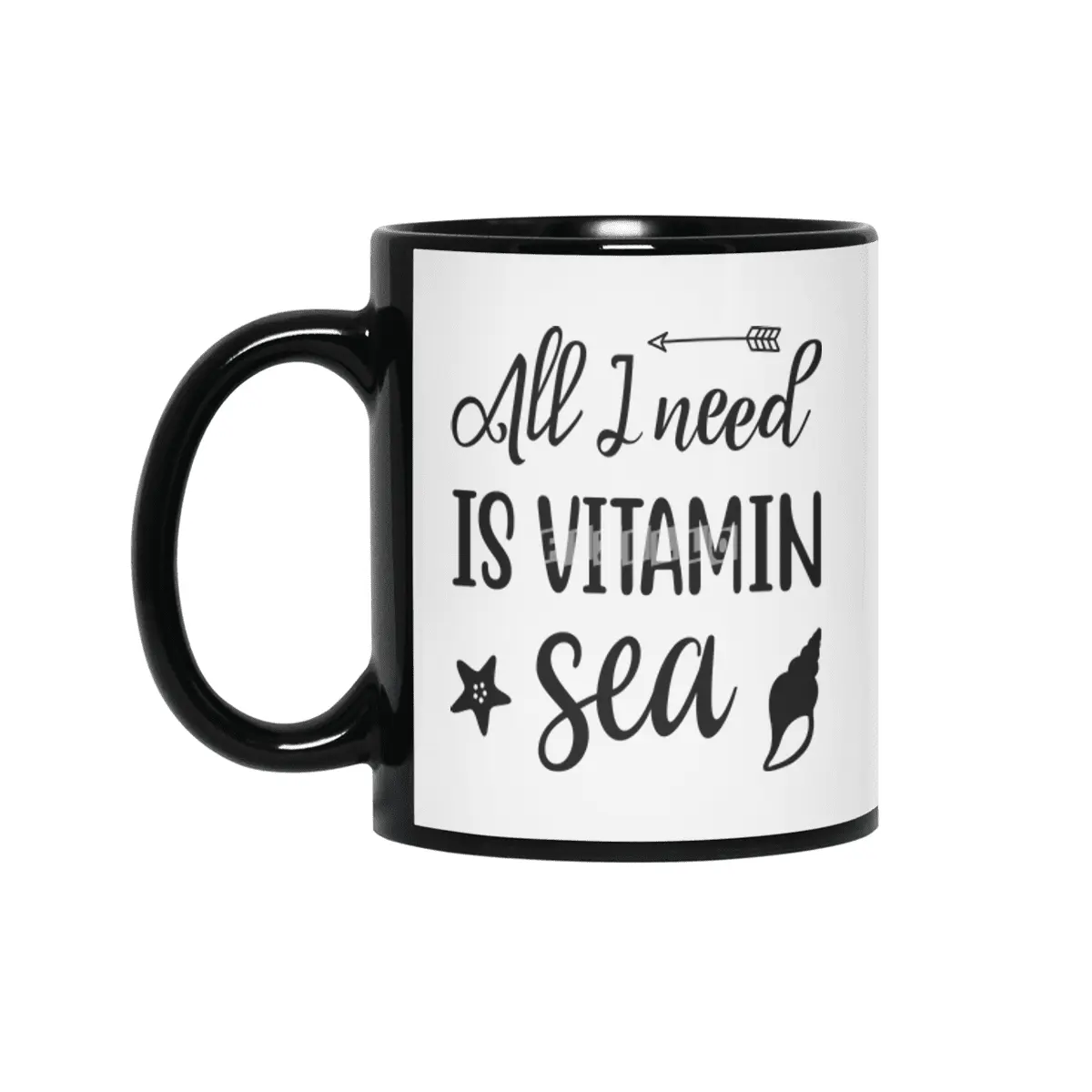 All I Need is Vitamin Sea Siyah Kupa