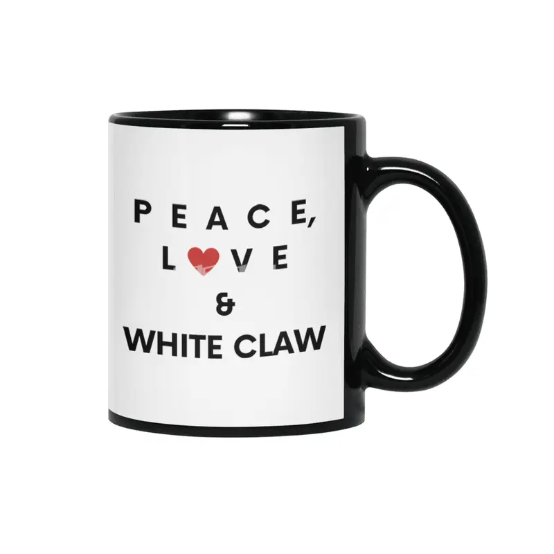 All I need- White Claw Siyah Kupa