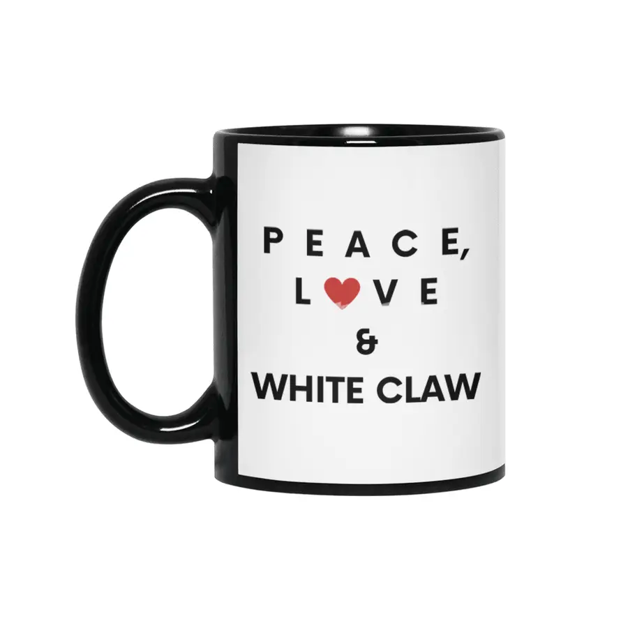 All I need- White Claw Siyah Kupa