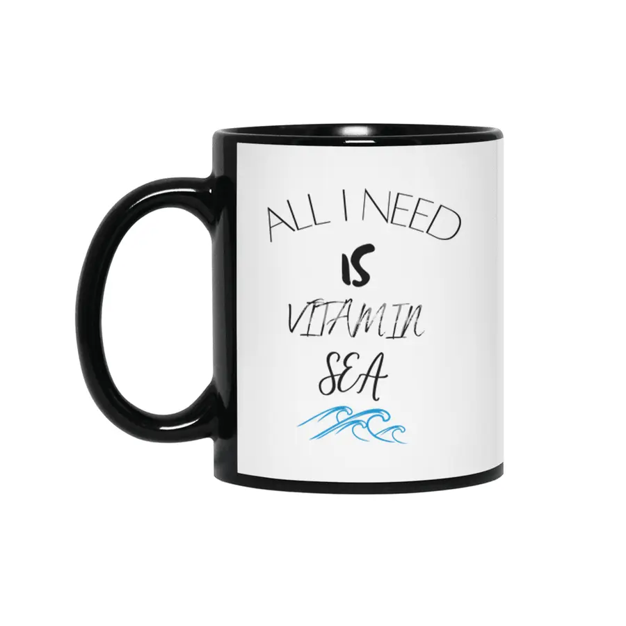 All I Need Is Vitamin Sea Siyah Kupa