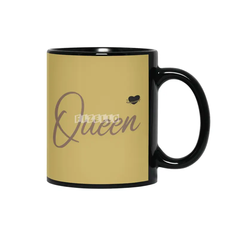 Queen of hearts Siyah Kupa