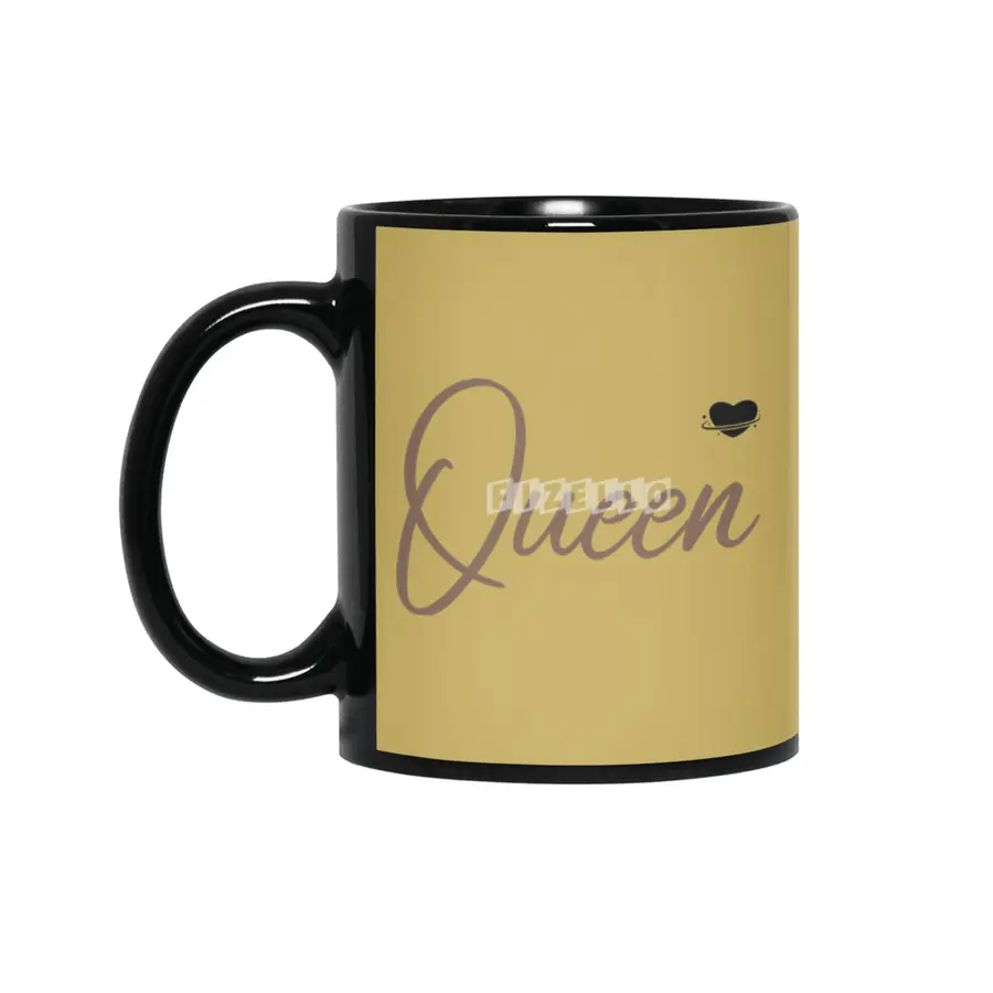 Queen of hearts Siyah Kupa