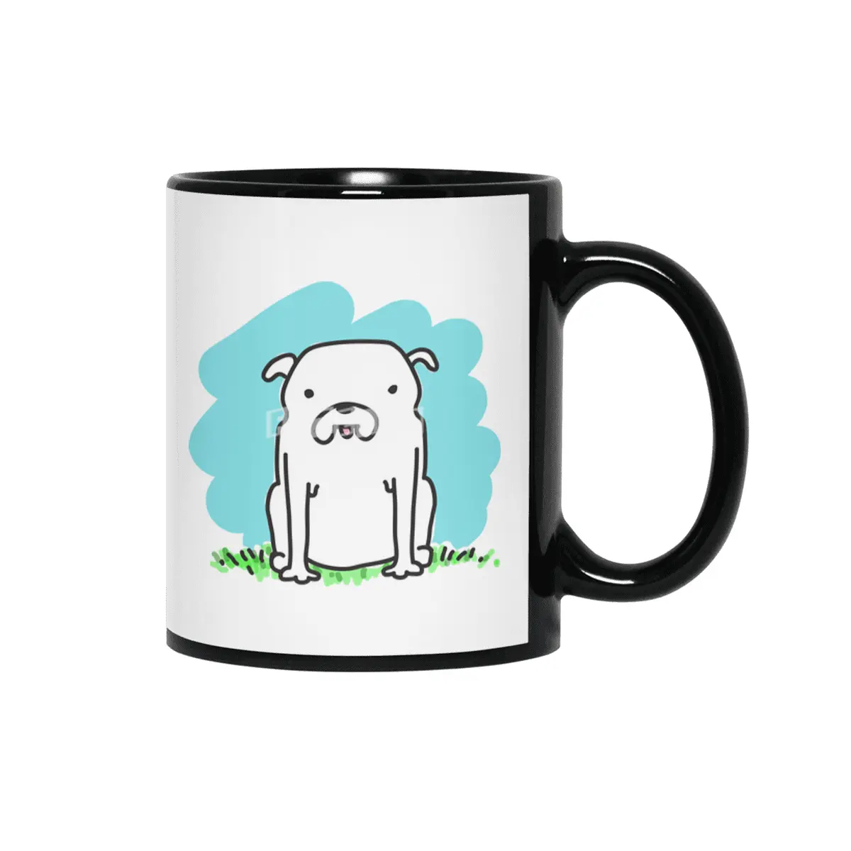 Dog Doodle Siyah Kupa