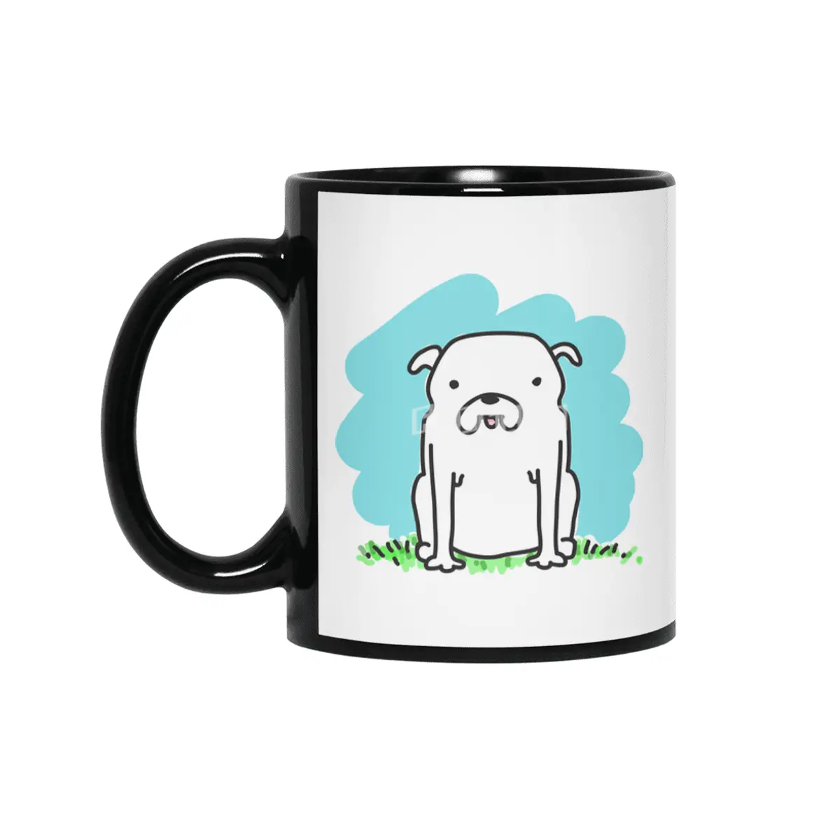 Dog Doodle Siyah Kupa