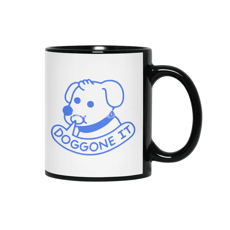 DOGGONE IT Siyah Kupa