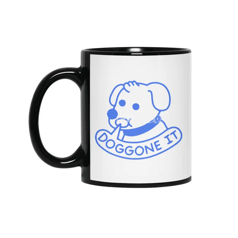 DOGGONE IT Siyah Kupa