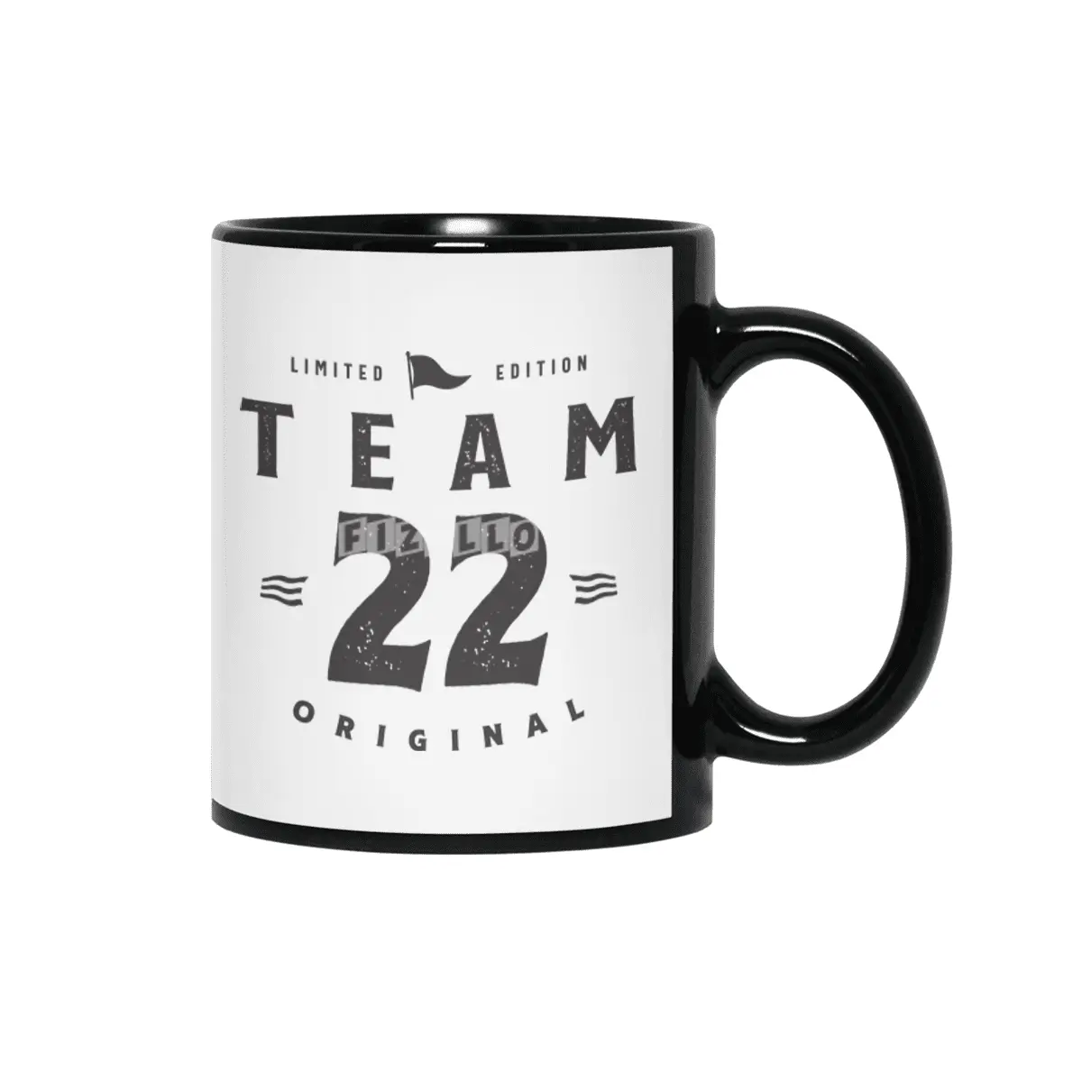 22nd Birthday Team 22 Years Old Siyah Kupa