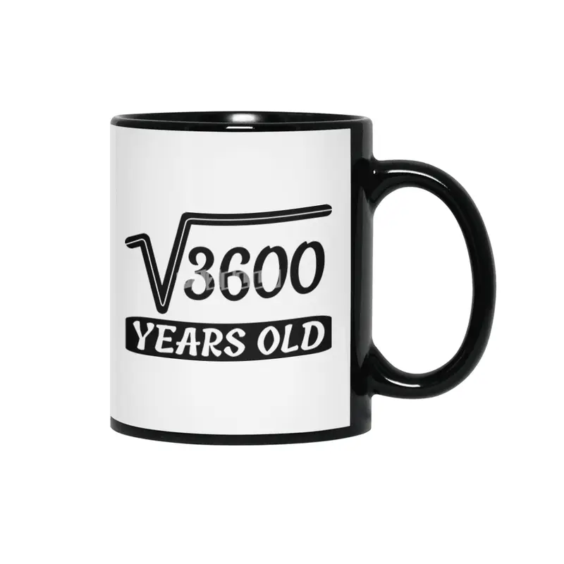 3600 years old birthday t-shirt Siyah Kupa