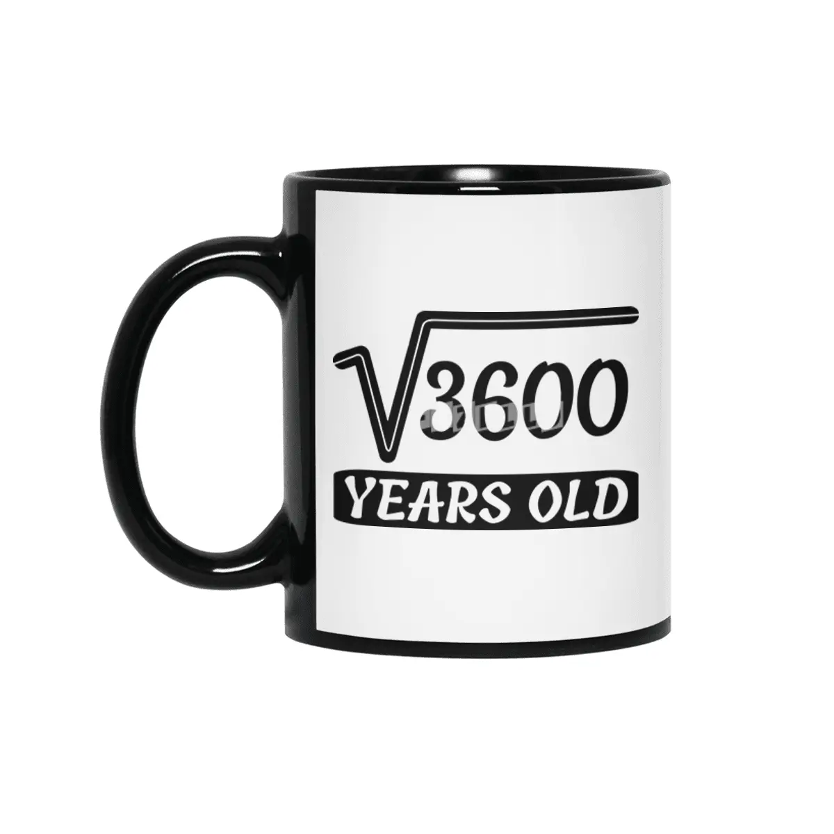 3600 years old birthday t-shirt Siyah Kupa