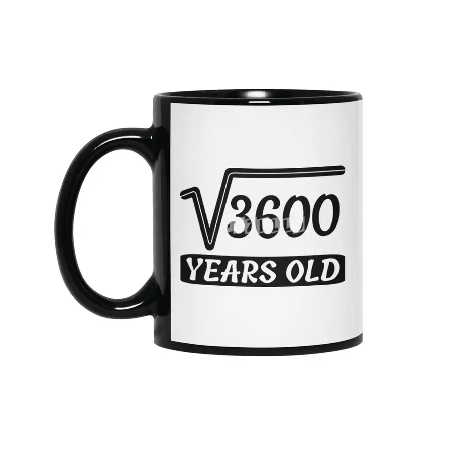 3600 years old birthday t-shirt Siyah Kupa