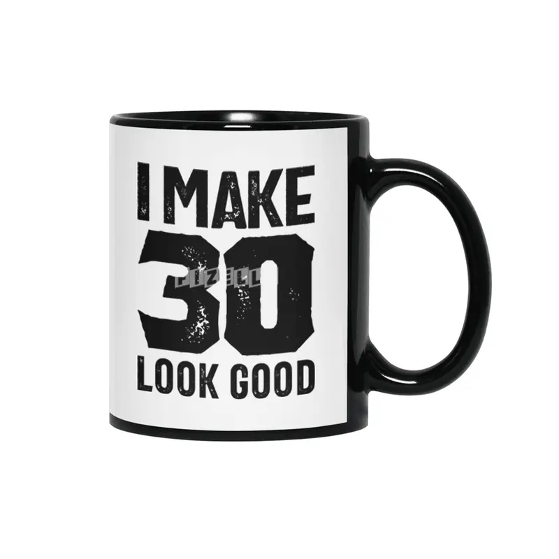 30 Year Old Gift | 30th Birthday Gift Ideas - Mens and Womens Siyah Kupa