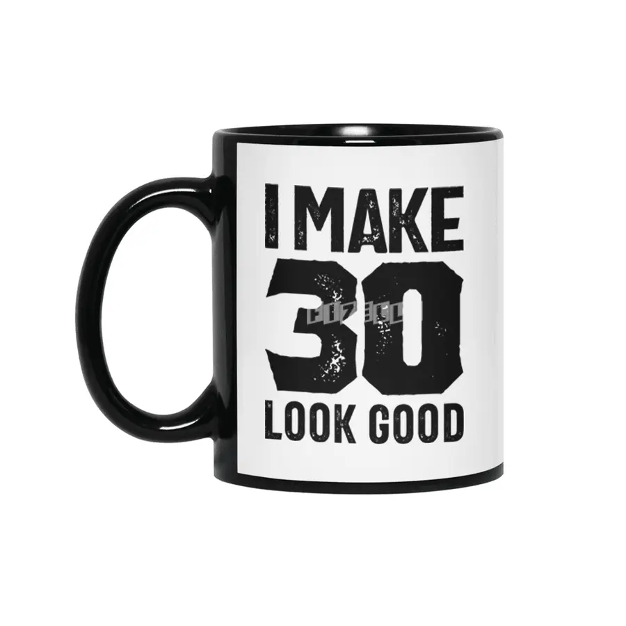 30 Year Old Gift | 30th Birthday Gift Ideas - Mens and Womens Siyah Kupa