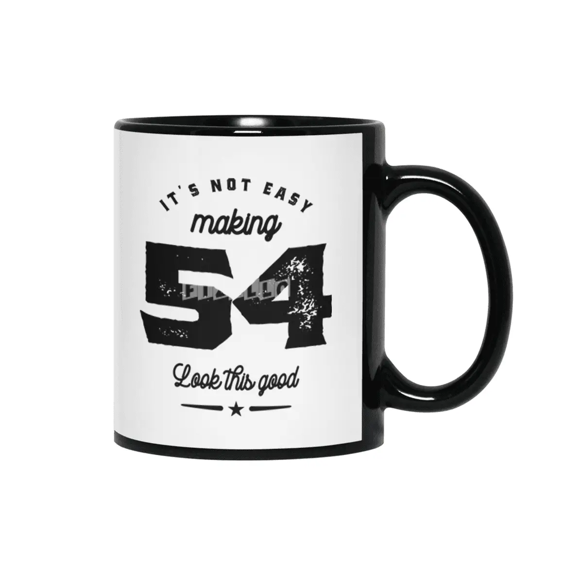 54 Year Old 54th Birthday Funny Gift Siyah Kupa