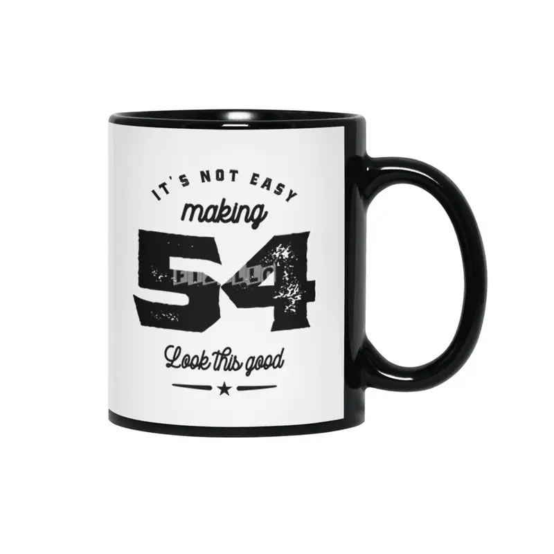 54 Year Old 54th Birthday Funny Gift Siyah Kupa