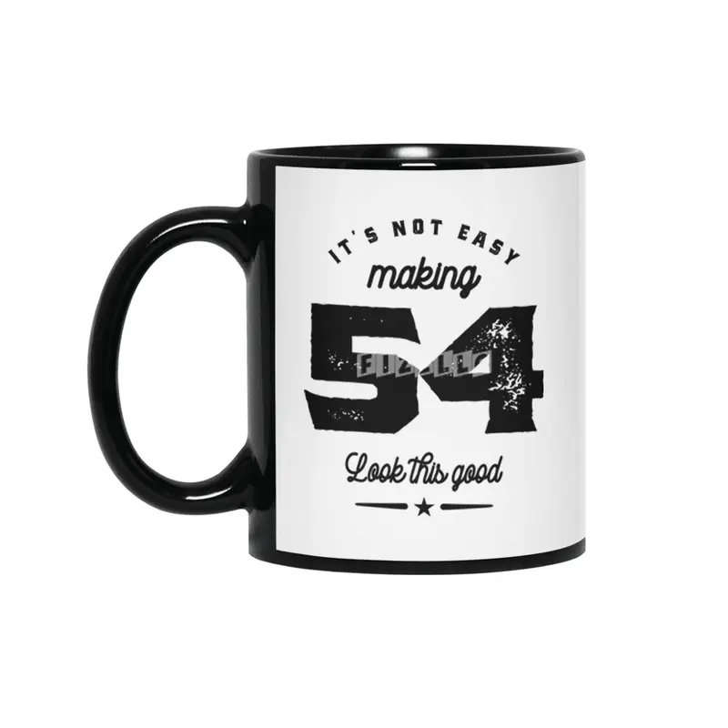 54 Year Old 54th Birthday Funny Gift Siyah Kupa