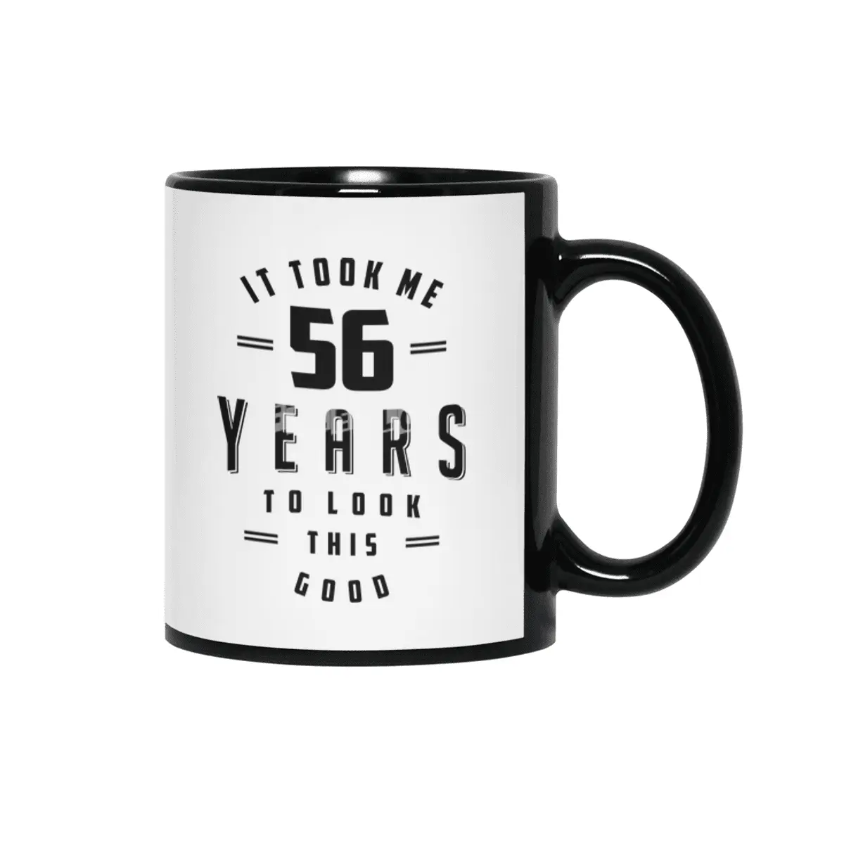 56 Year Old 56th Birthday Funny Gift Siyah Kupa