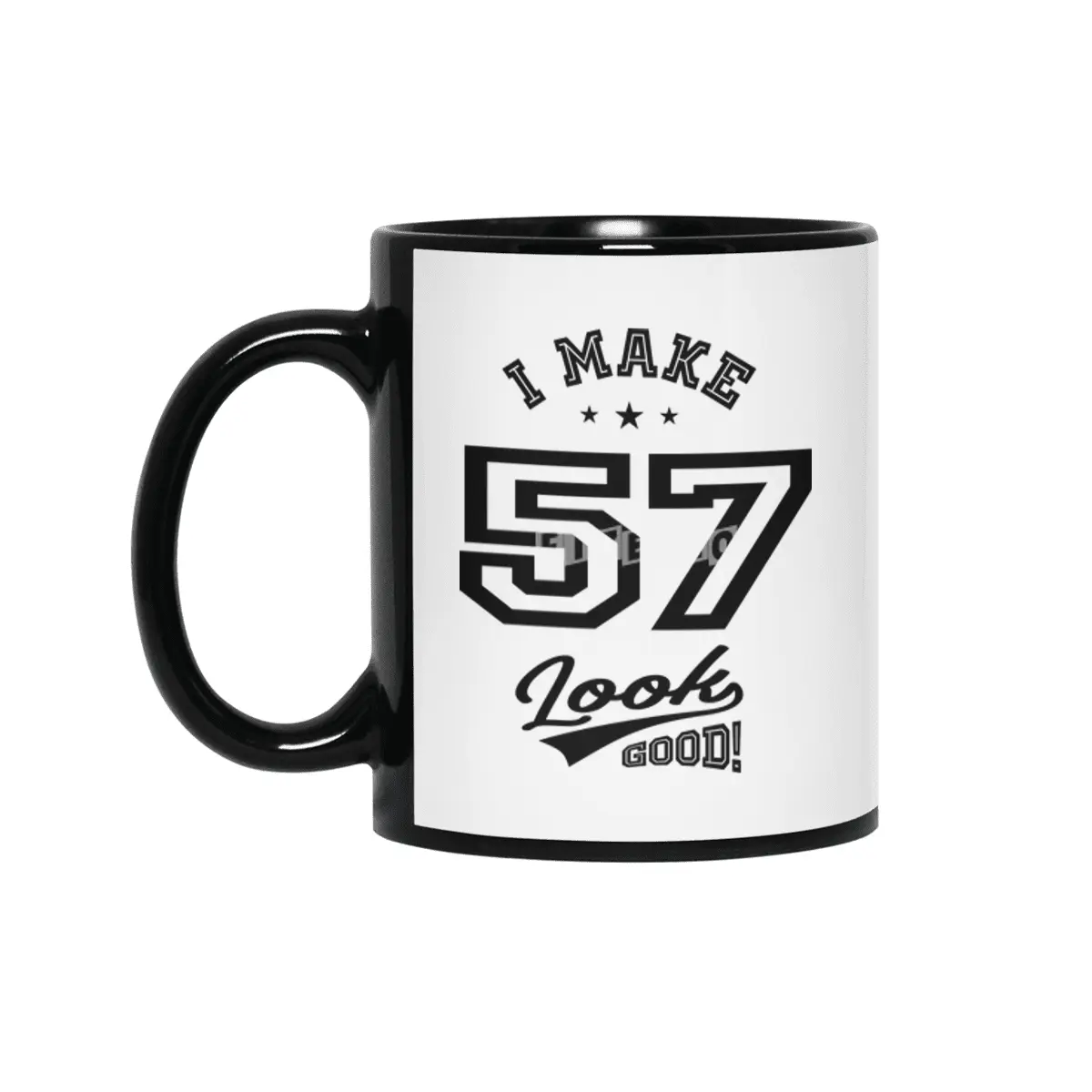 57 Year Old 57th Birthday Funny Gift Siyah Kupa
