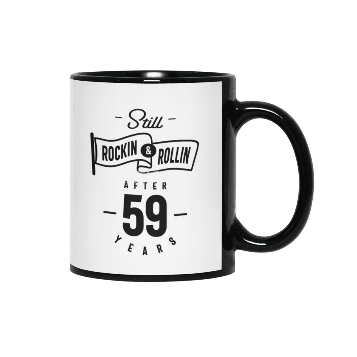 59 Year Old 59th Birthday Funny Gift Siyah Kupa