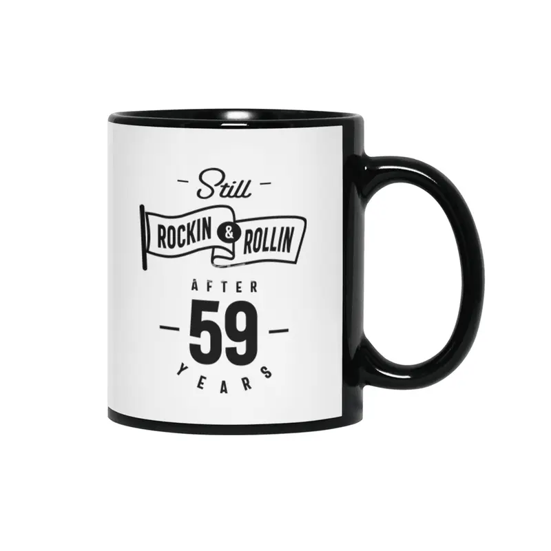 59 Year Old 59th Birthday Funny Gift Siyah Kupa