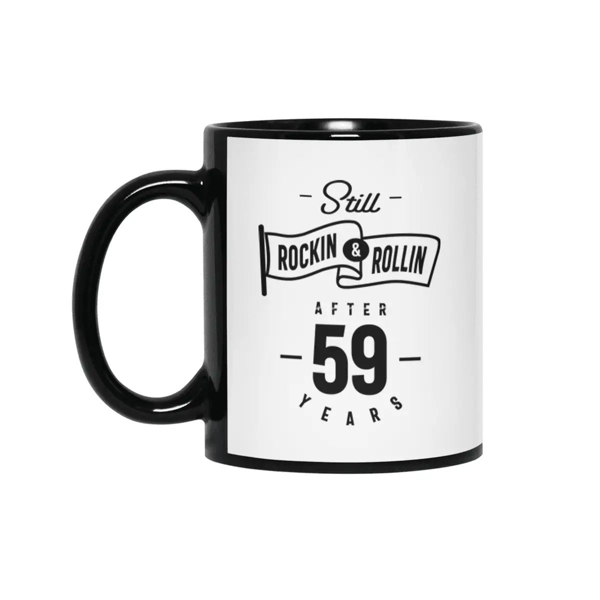 59 Year Old 59th Birthday Funny Gift Siyah Kupa