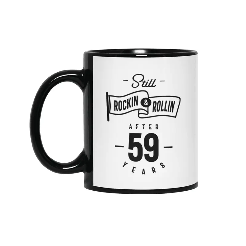 59 Year Old 59th Birthday Funny Gift Siyah Kupa
