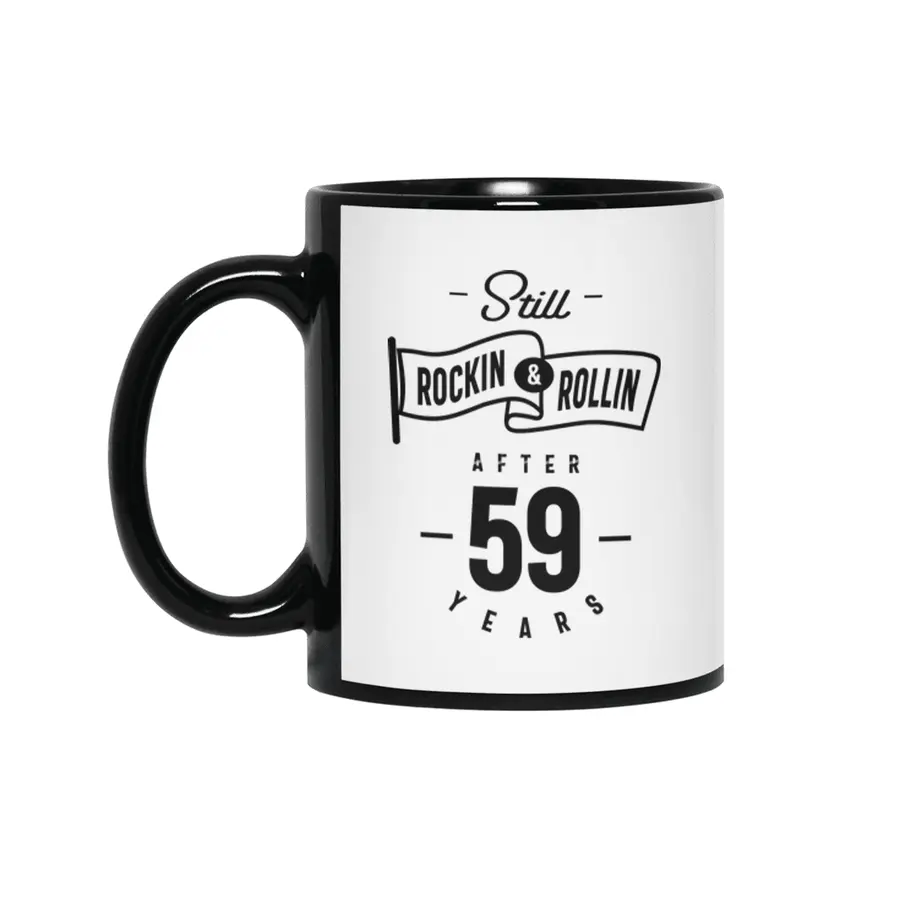 59 Year Old 59th Birthday Funny Gift Siyah Kupa
