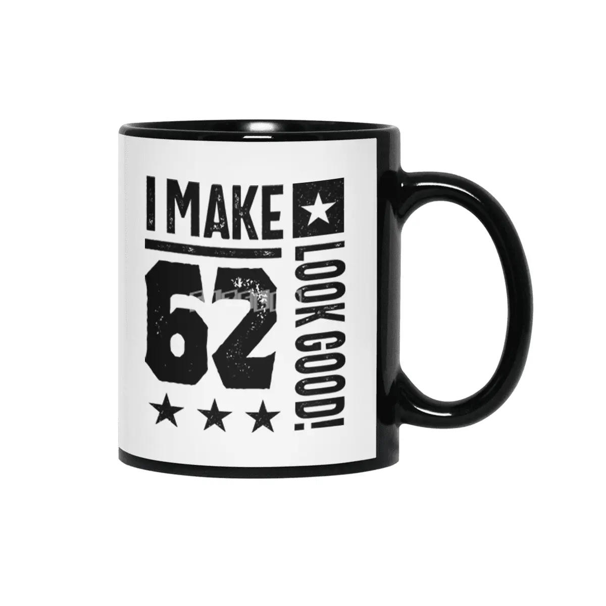 62 Year Old Gift | 62nd Birthday Gift Ideas - Mens and Womens Siyah Kupa