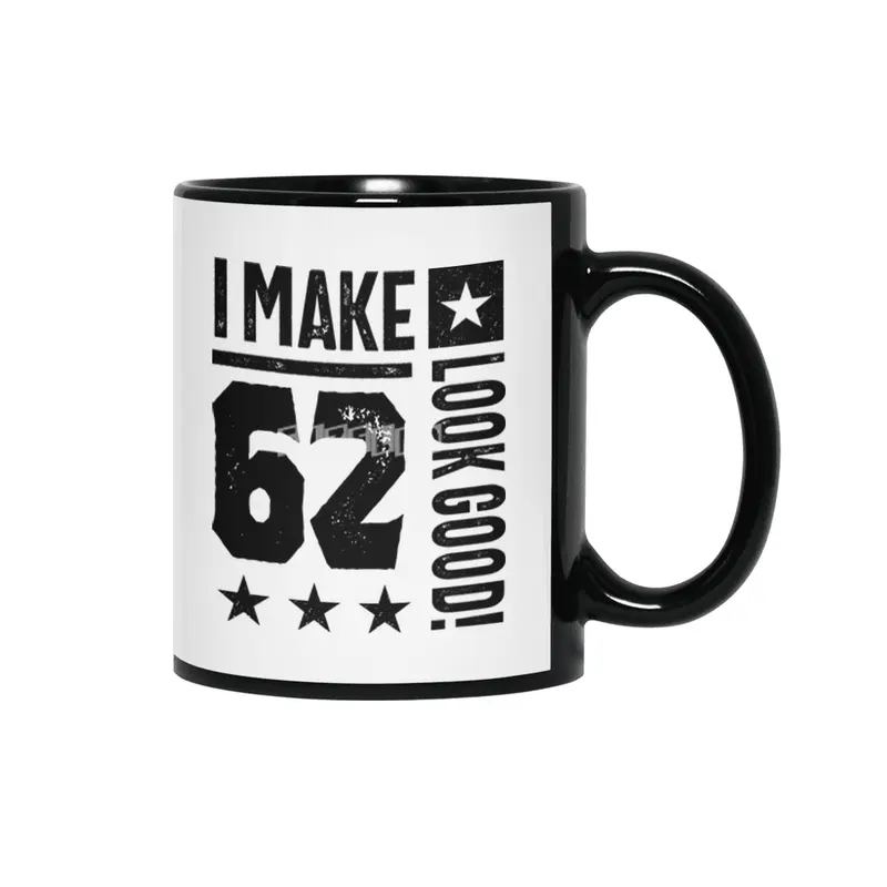 62 Year Old Gift | 62nd Birthday Gift Ideas - Mens and Womens Siyah Kupa