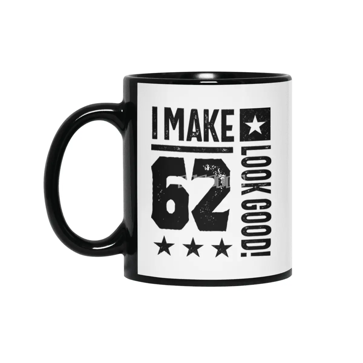 62 Year Old Gift | 62nd Birthday Gift Ideas - Mens and Womens Siyah Kupa