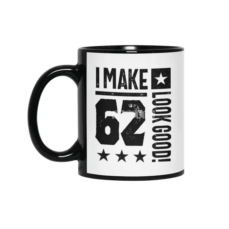 62 Year Old Gift | 62nd Birthday Gift Ideas - Mens and Womens Siyah Kupa