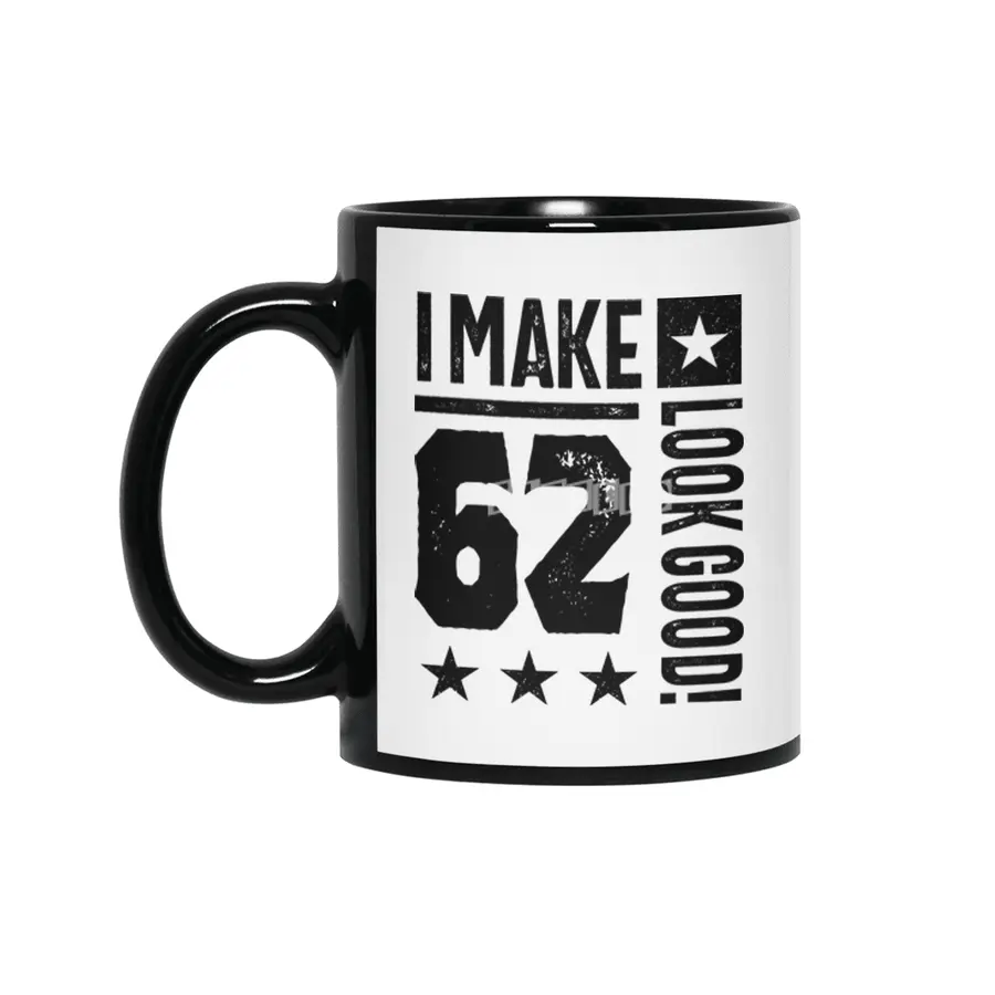 62 Year Old Gift | 62nd Birthday Gift Ideas - Mens and Womens Siyah Kupa