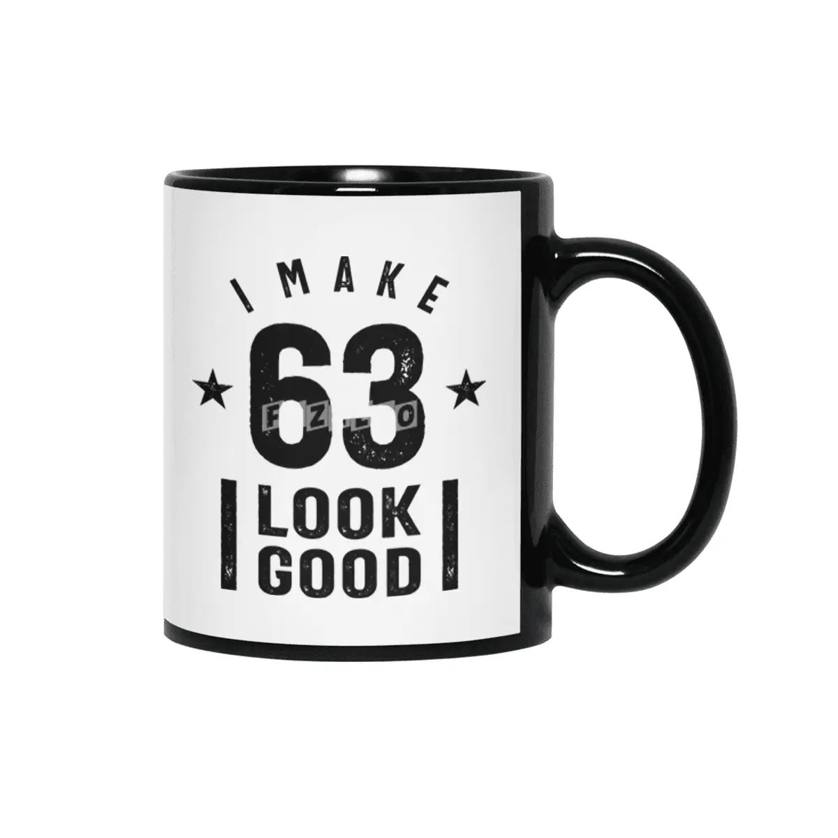 63 Year Old Gift | 63rd Birthday Gift Ideas - Mens and Womens Siyah Kupa