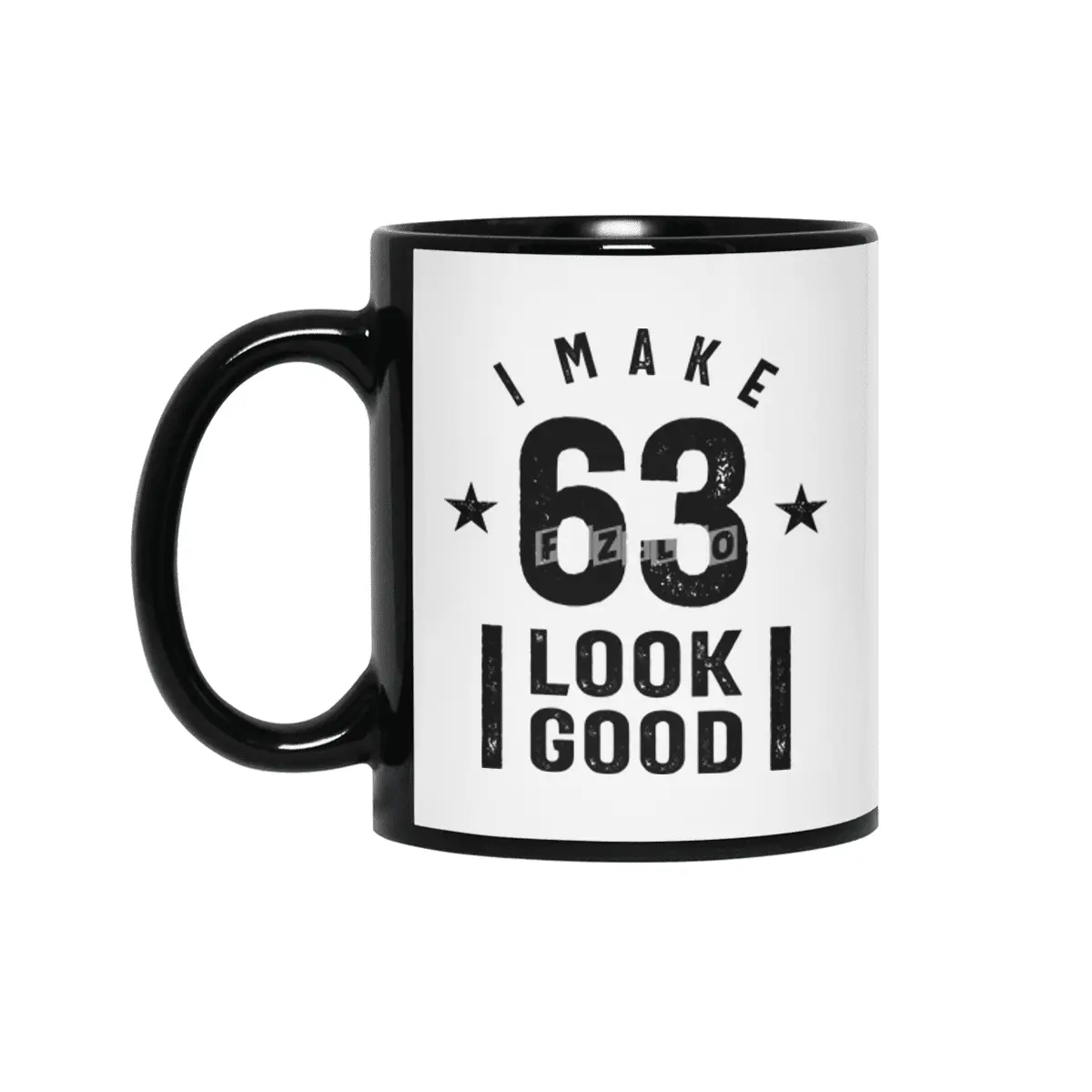 63 Year Old Gift | 63rd Birthday Gift Ideas - Mens and Womens Siyah Kupa