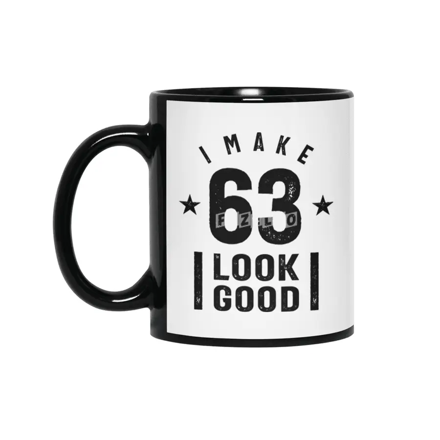 63 Year Old Gift | 63rd Birthday Gift Ideas - Mens and Womens Siyah Kupa