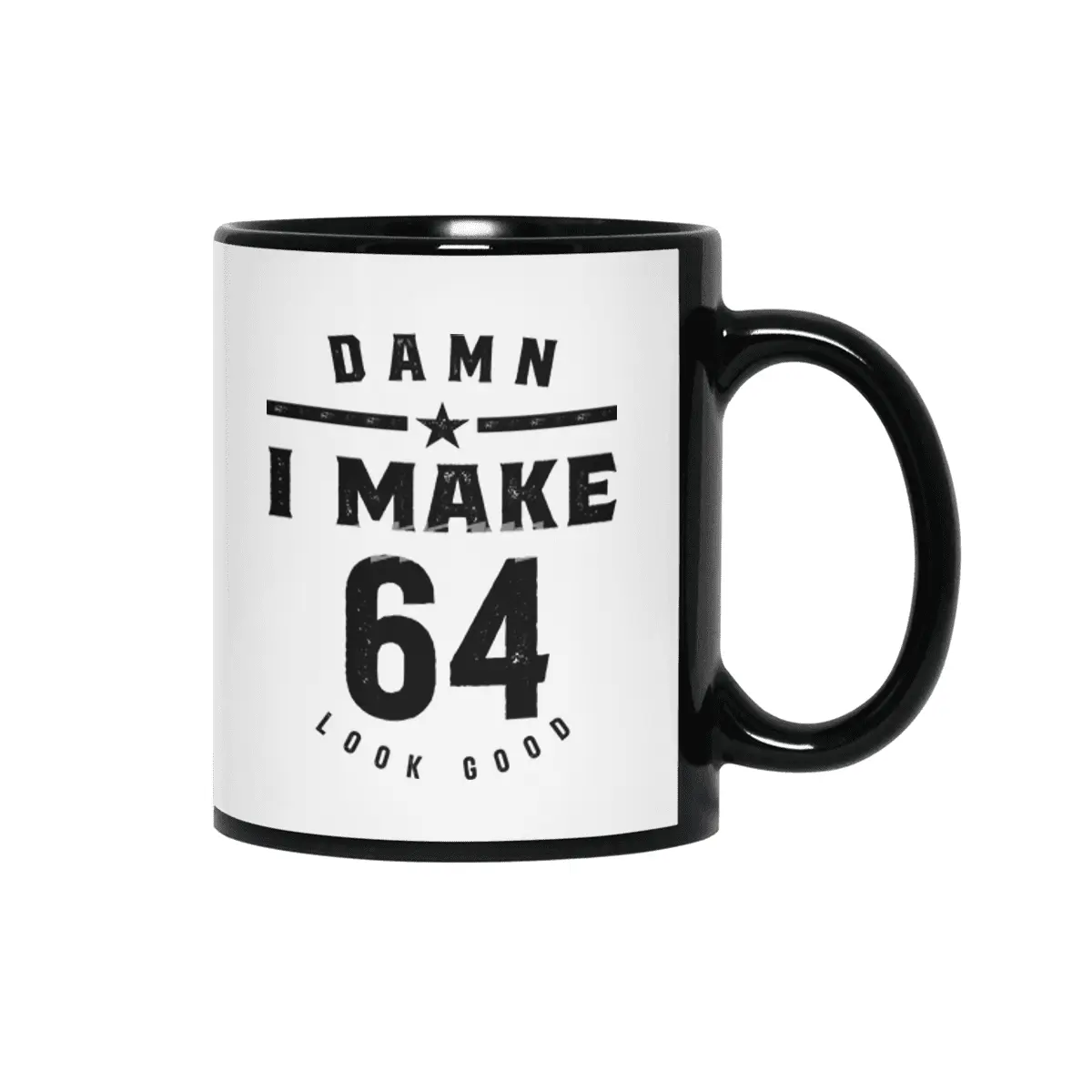 64 Year Old Gift | 64th Birthday Gift Ideas - Mens and Womens Siyah Kupa
