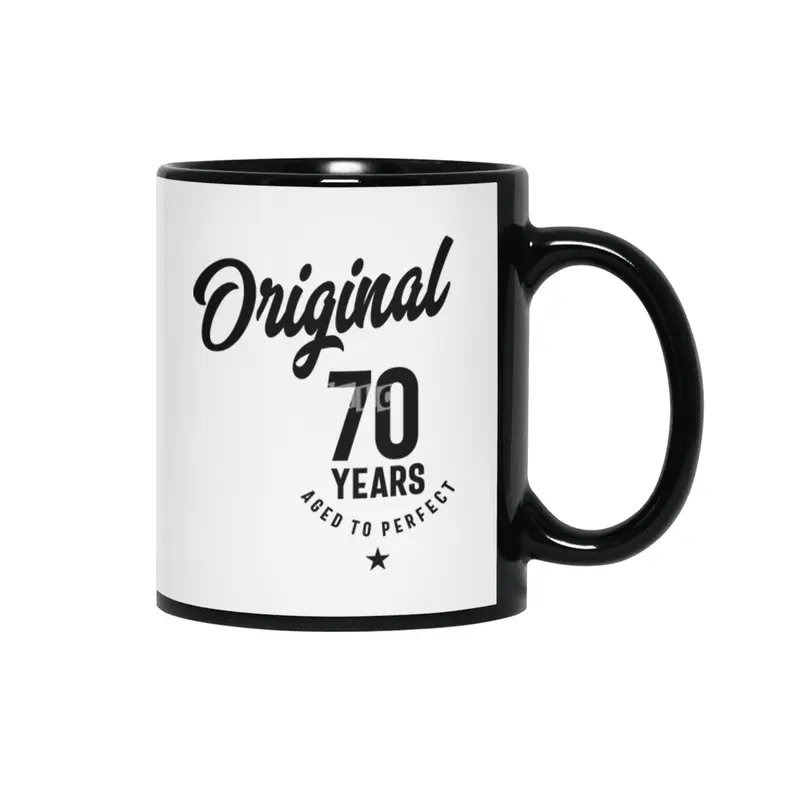 70 Year Old Gift | 70th Birthday Gift Ideas - Mens and Womens Siyah Kupa