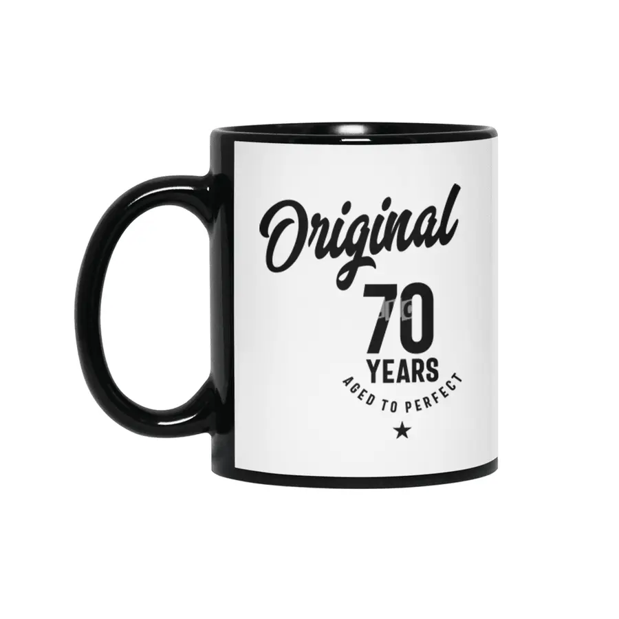 70 Year Old Gift | 70th Birthday Gift Ideas - Mens and Womens Siyah Kupa