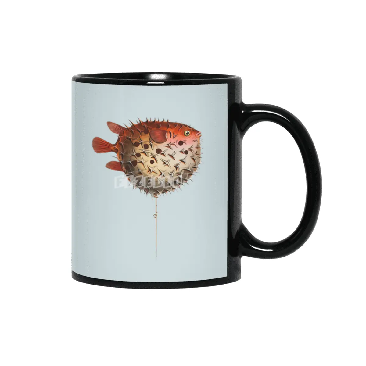 Balloon Fish Siyah Kupa