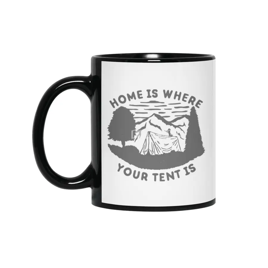 Home is Where Your Tent Is Siyah Kupa