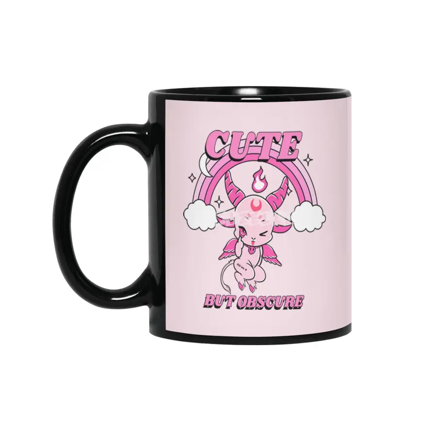 Cute Baphomet Siyah Kupa