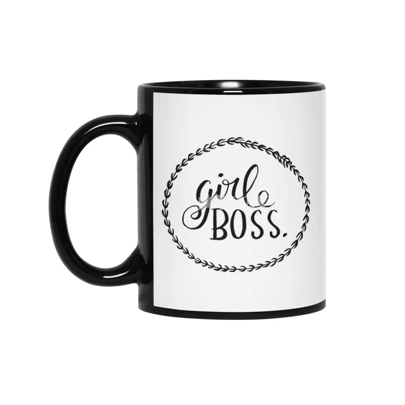 Girl Boss Siyah Kupa