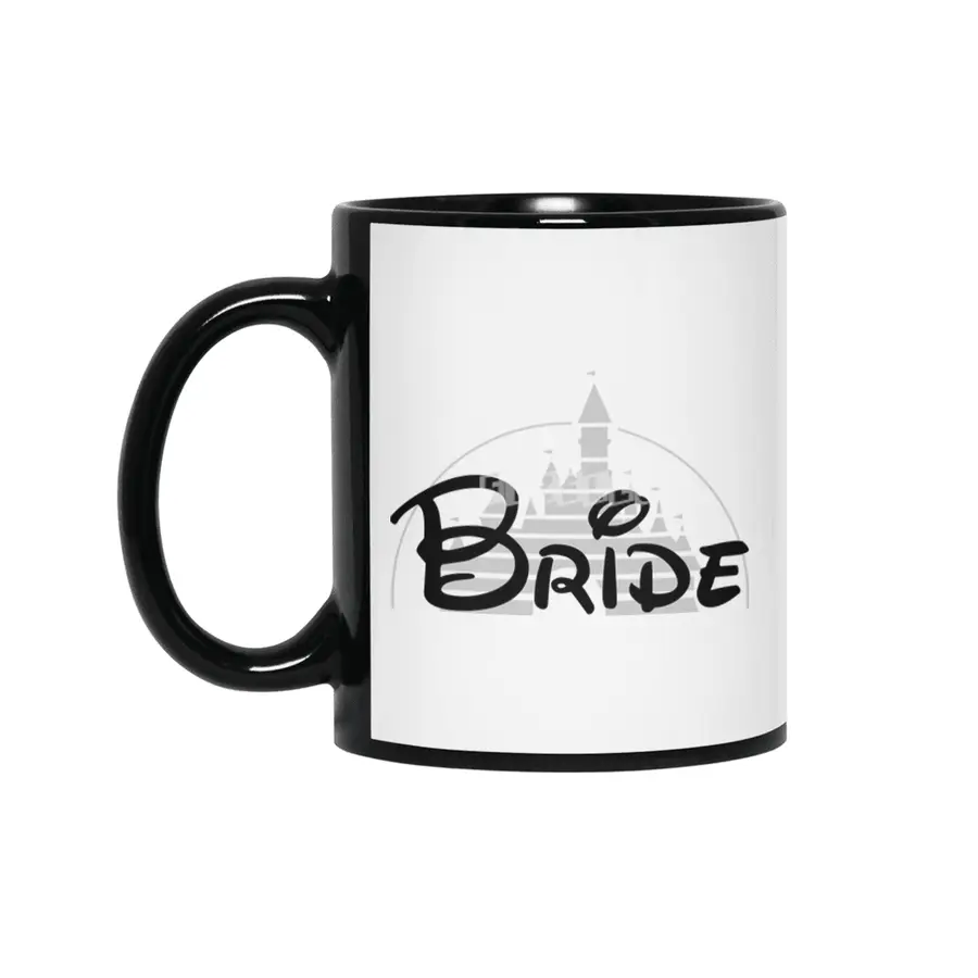 Disney Bride BLACK FONT Siyah Kupa